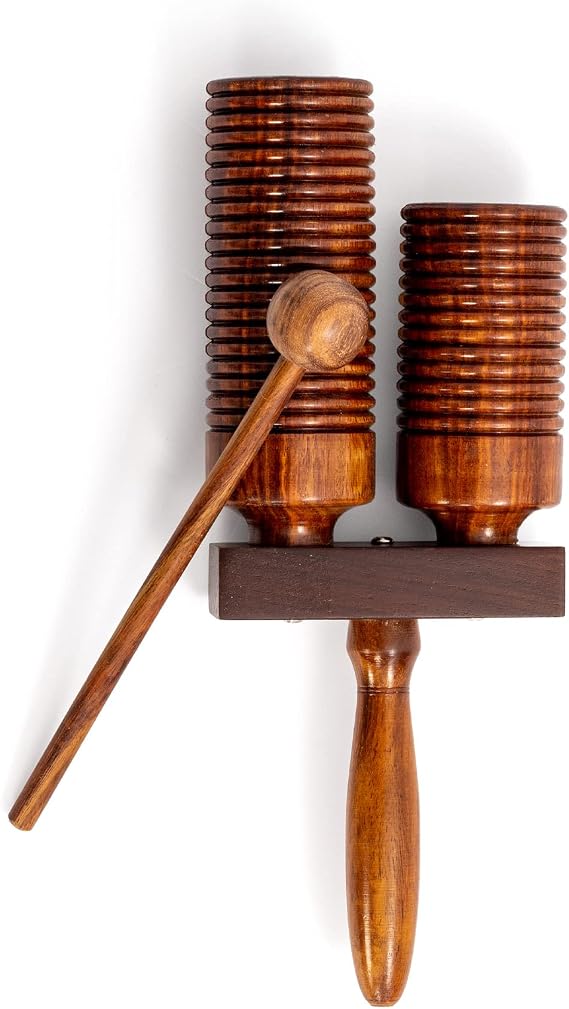 Percussion Plus wooden double agogo bells