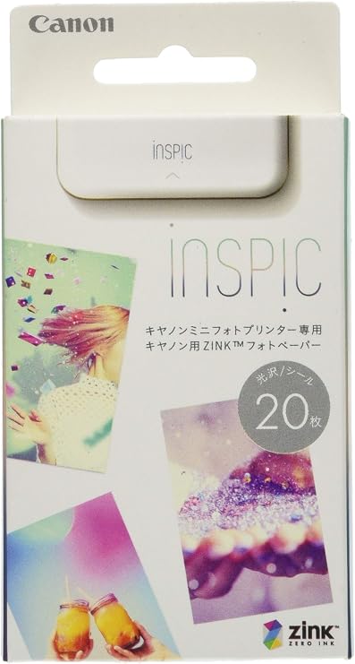 Canon ZINK Photo Paper for Canon Smartphone Printers, 20 Sheets