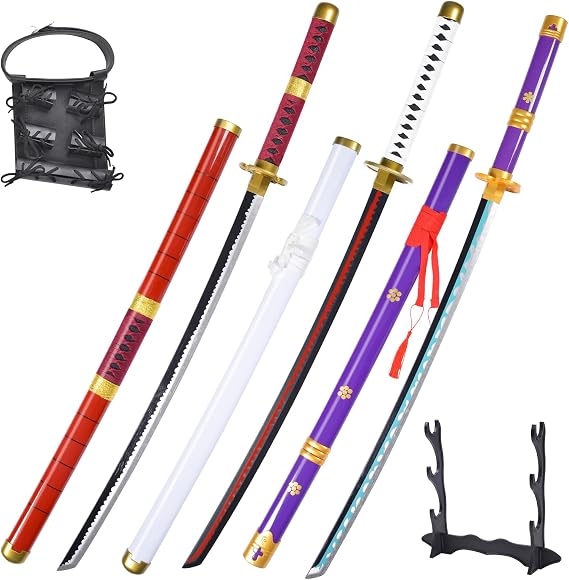 Anime Sword Zoro Sword 104cm Original Zoro Sword/Wado Ichimonji Role Playing Game Collection with Display Stand