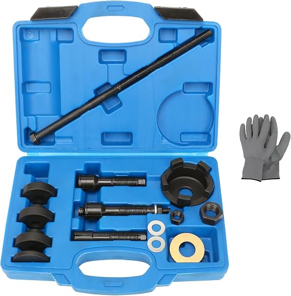 ReluxGo Wheel Bearing Puller Removal Motorcycle Tool Kit for Harley Davidson, Wheel Bearing Removal and Installation Tool for 3/4" 1" 25mm Bearings for Hogs from 2000, Wheel Bearing Press (Blue)