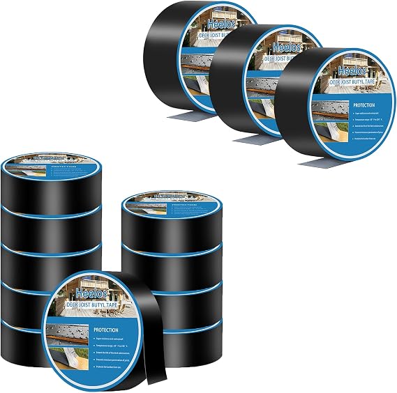 Joist Tape for Decking 2''50' 10Pack and 1-5/8''50' 3Pack
