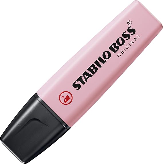 STABILO BOSS ORIGINAL Pastel - Phosphorescent Pen - Pink