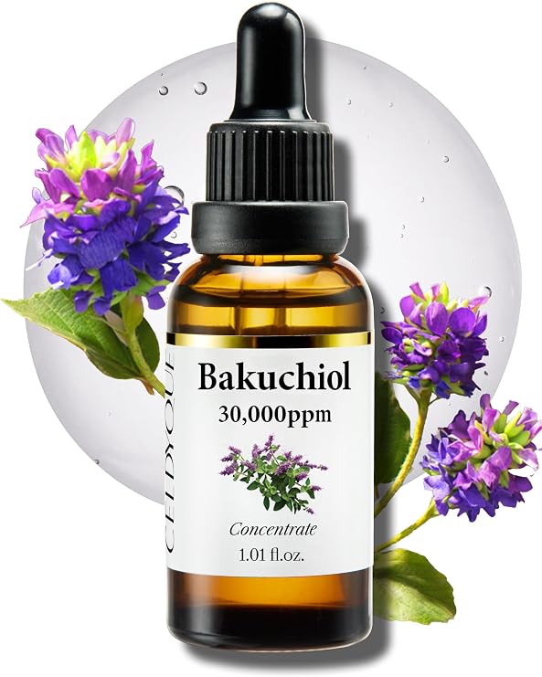 CELDYQUE Korean Bakuchiol Concentrate DIY Mix-in Serum 30,000 ppm - High Potency Retinol Alternative Wrinkle Reduction Skin Firming & Smoothing - Anti-Aging Sensitive Skin Vegan &