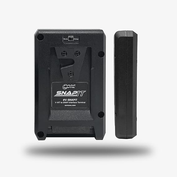 Core SWX SNAP IT Interface Terminal Adapter V-Mount Compatible, Hot-Swappable Battery Interface for Cameras, Monitors & Production Equipment