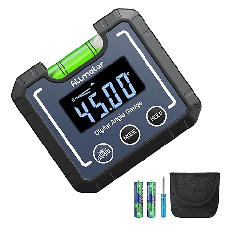 Digital Angle Gauge & Inclinometer Magnetic Base,Backlight
