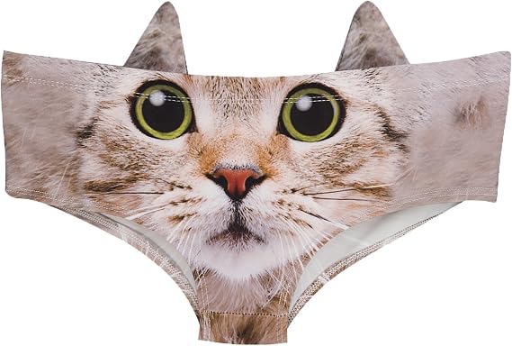 Ababalaya Women Underwear Funny Sexy Panties Valentines Gifts