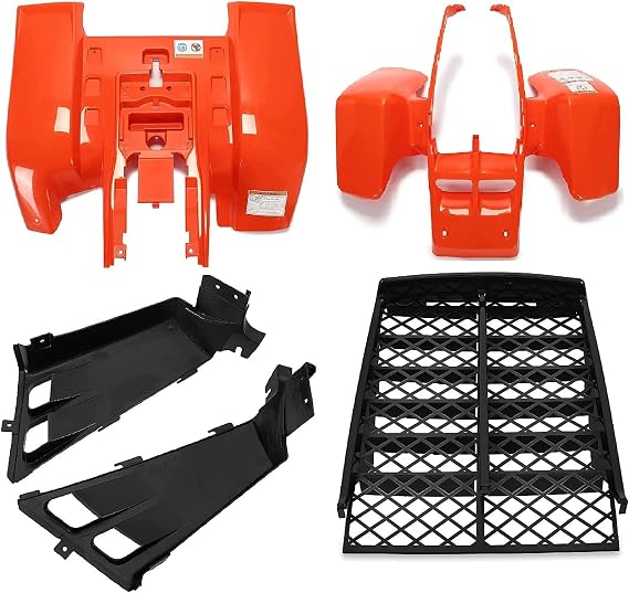 HECASA Gas Tank Cover + Radiator Cover + Grille and Compatible with Banshee