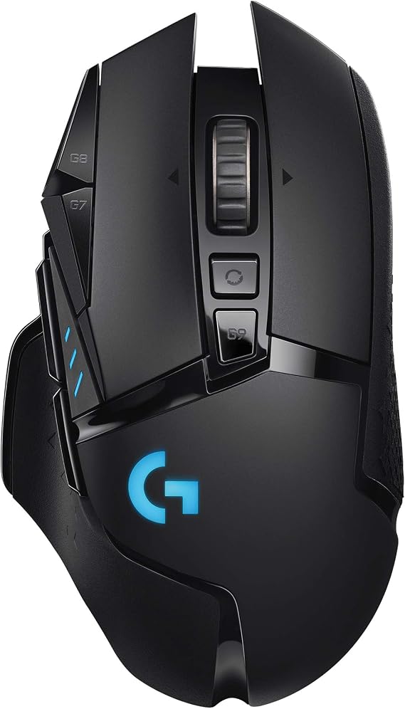 Logitech G G502 LIGHTSPEED Kablosuz Oyuncu Mouse, HERO Sensör, 25.600 DPI, 400 IPS İzleme Hızı, 1 ms Bildirim Hızı, 114 gr Ağırlık, Siyah