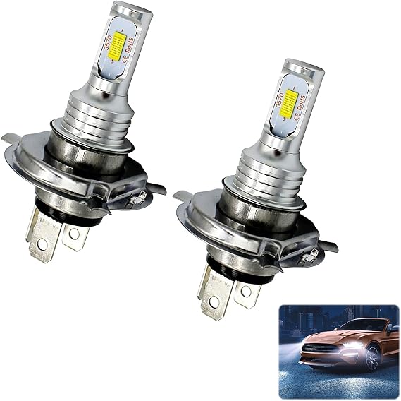H7 LED Headlight Bulbs,2Pcs High Brightness 6000K White LED Headlight Bulb For Car Headlights,L ED H7 H eadlight B ulb,H 7 H eadlight B ulb,Waterproof H 7 Light Booster,Easy Plug And Play Installation