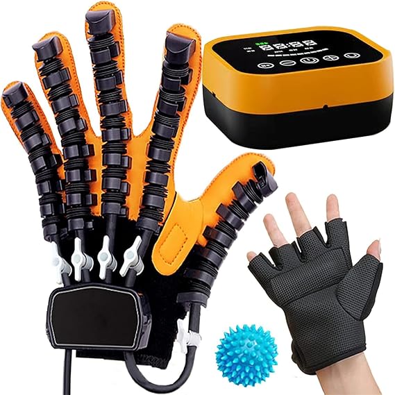 Rehabilitation Robot Gloves, Stroke Hand Recovery Device with Pneumatic Auto-Training