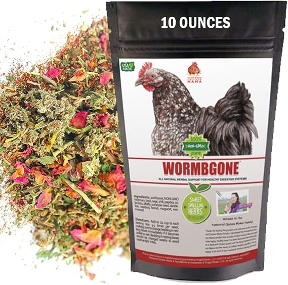 Non-GMO Backyard Chicken Nesting Herbs (10 oz) - Naturally Keep A Clean Coop Your Hens Will Love