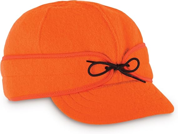 Stormy Kromer The Original Cap, Wool Blend Hat, Winter Warm Outdoor Cap for Men, Women, with Cotton Flannel Lining, Earflaps, Classic Cold Weather