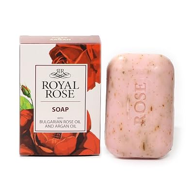 Biofresh Royal Rose Cosmetic Soap with Bulgarian Rose Oil and Argan Oil