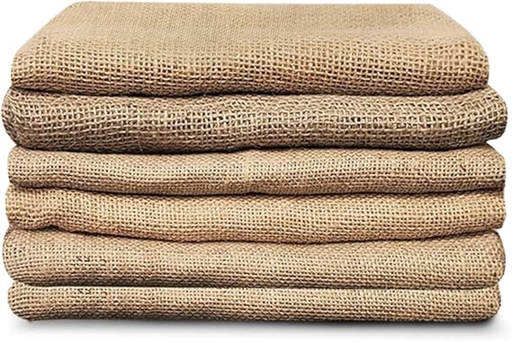 Agfabric 24"x40" Large Burlap Potato Sack Race Bags 4pcs, Outdoor Lawn Games, BBQ, Picnic, Block Party, Family Reunion, Easter, Birthday, Halloween - Set of 4