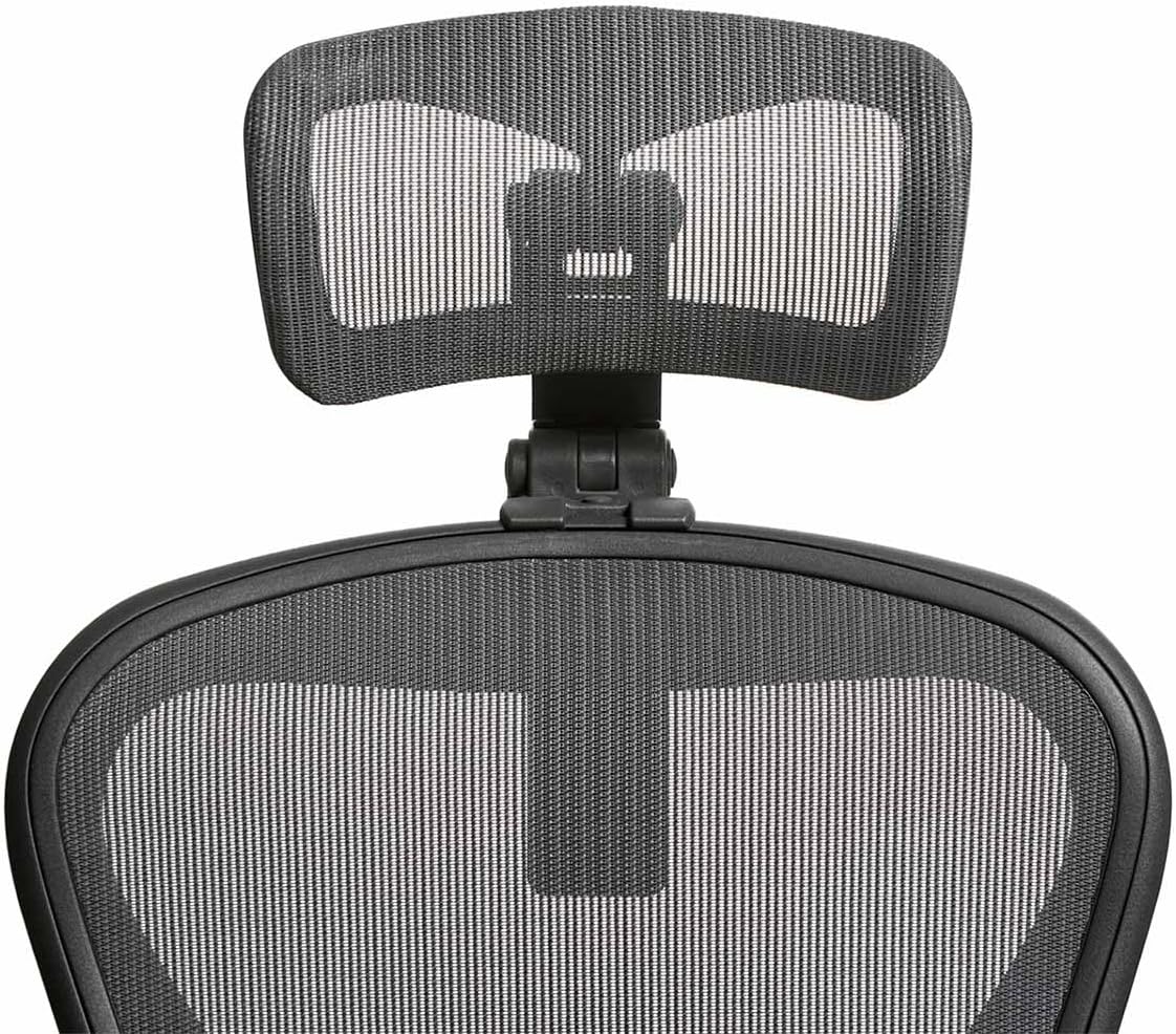 Engineered Now The Original Headrest for The Herman Miller Aeron Chair Graphite, HW