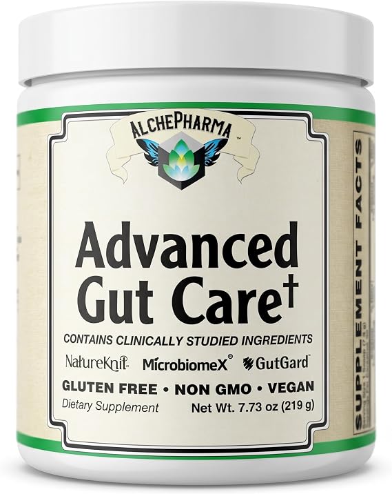 Advanced Gut Care Dietary Supplement, Gluten Free, Non-GMO, Vegan (60 Servings)
