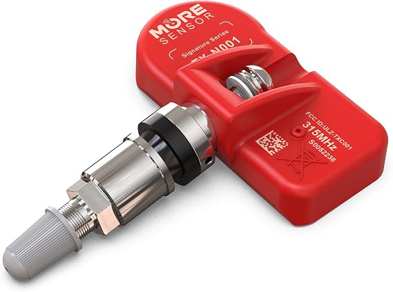 MORESENSOR Signature Series 315MHz TPMS Tire Pressure Sensor | Preprogrammed for Select 70+ American Brand Models | Replacement for 15114379 | Clamp-in | NX-S021