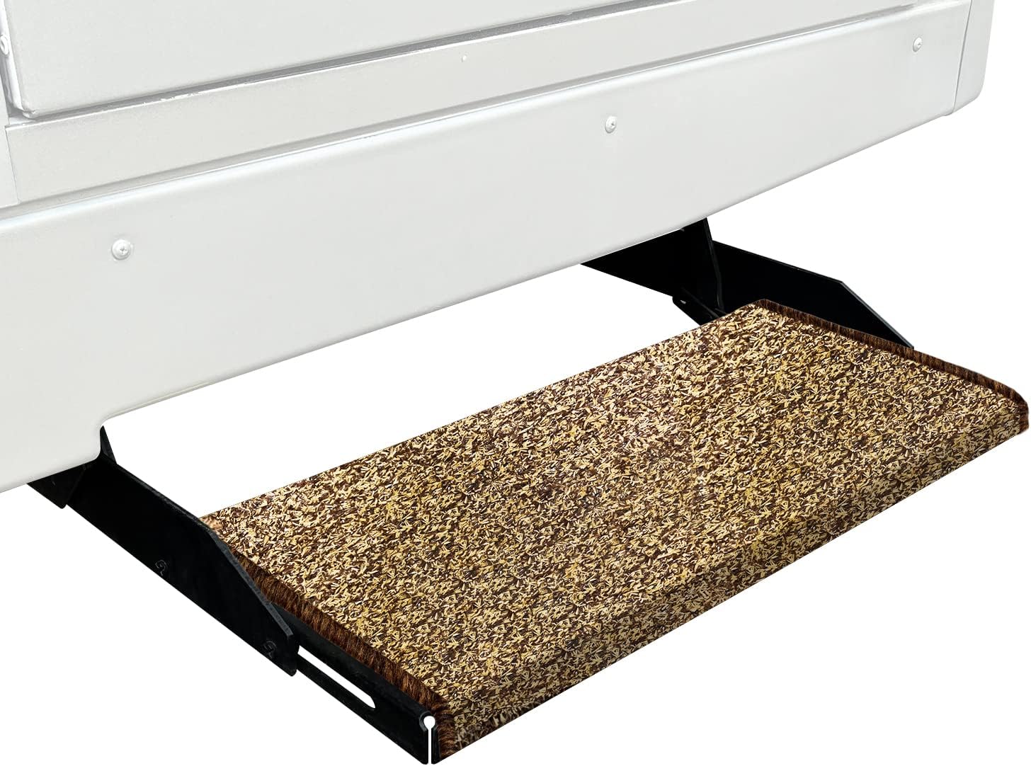 Prest-O-Fit 2-0051 Jumbo Wraparound  Plus RV Step Rug Brown 23 In. Wide