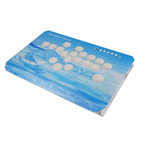 VARMILOARCADE HA10+ Rapid trigger All button arcade controller Leverless fight stick Two Versions Standard PC Only or Pro Compatible with PC PS4 PS5 Switch1 Switch2 (Sea Meloday, Standard (PC-Only))