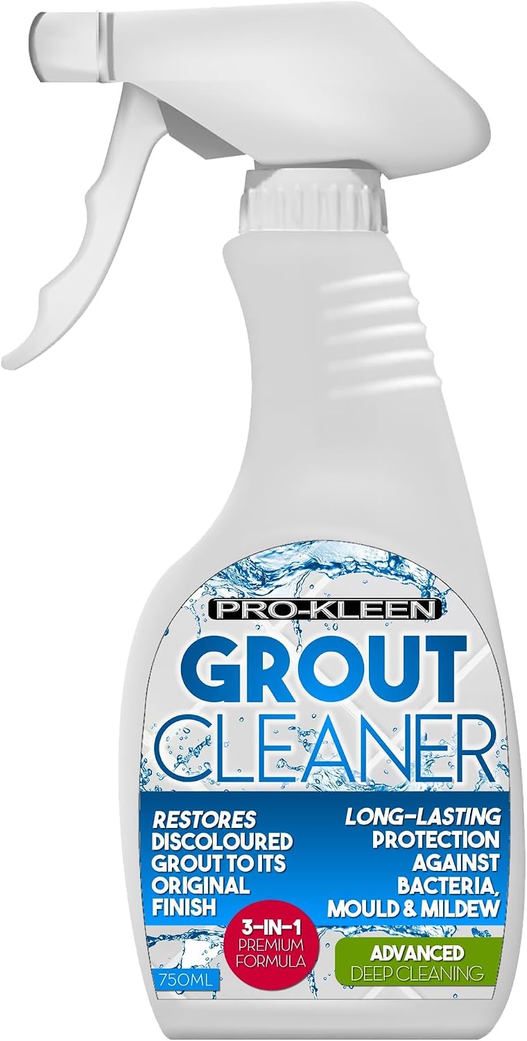 Pro-Kleen 750ml Pro-Kleen Tile Grout Cleaner Restorer Reviver for Kitchen and Bathroom