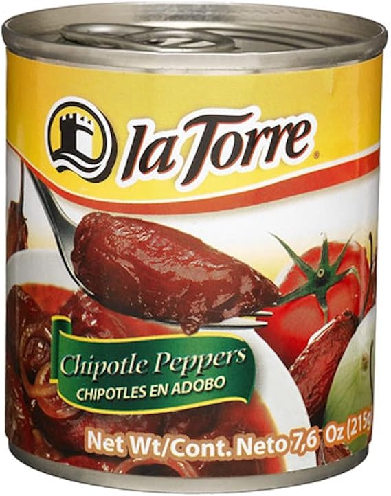 Canned Chipotle Peppers la Torre 215g CHIPOTLES EN ADOBO