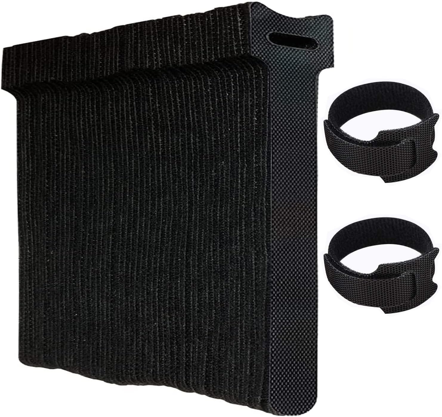 100 Pcs Cable Ties Reusable Hook and Loop Cable Straps Adjustable Tidy Fastening Strap Wire Management for Home & Office Accessories Headphones PC Wire USB Data Cables Organizer