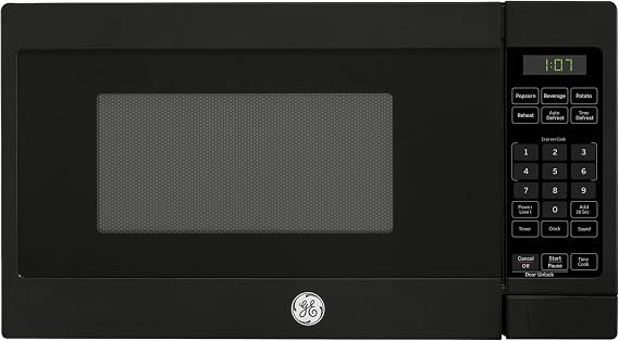 GE Countertop Microwave Oven, 700 Watt, 0.7 Cu. Ft., Black, GCST07N1WBB