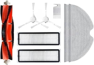 Accessories Spare Parts Kit, Compatible with Mijia 1C 2C STYTJ01ZHM, Compatible with Dreame F9 Robot Vacuum Mop Cleaner Roller Brush Hepa Filter Color : A01