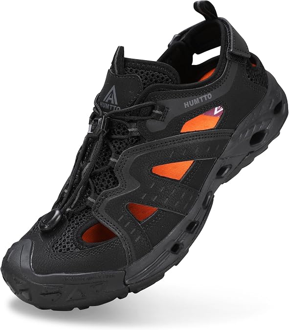HUMTTO Women's Amphibious Closed Toe Hiking Sandals