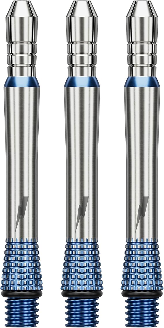 Target Darts Phil Taylor Gx2 Raw Power Titanium Dart Shaft, Short/Intermediate/Medium | Player Edition Aluminium Shafts, 2BA Thread, Professional Dart Accessories