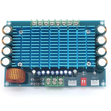 Taidacent XH-M180 Luxury TDA7850 Car Speaker Amplifier 4 Channel Power Amplifier Board 12V High Power Audio Amplifier Board 50Wx4