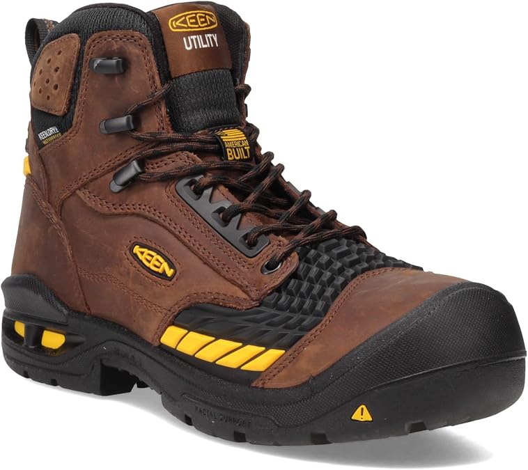 KEEN Utility Men's Troy 6 Kbf Composite Toe Waterproof Work Boots