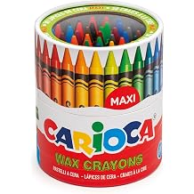 Carioca Wax Maxı Yıkanabilir Pastel Boya Kalemi 50'Li