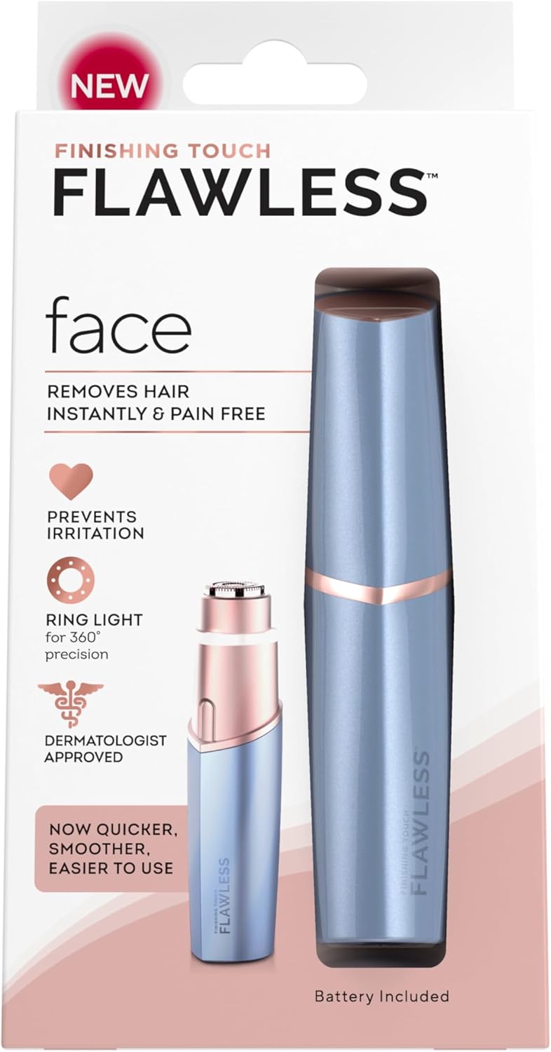 Finishing Touch Flawless Painless Hair Remover For Women, Latest Model (Paris Blue)