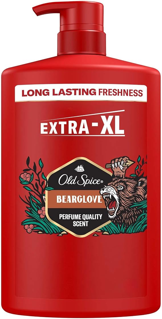 Old Spice Bearglove Erkek Duş Jeli ve Şampuan 1000 Ml XL Büyük Boy