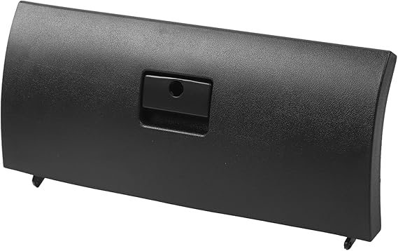 Luqeeg Glove Box Door Cover, Plastic Lid Replacement for MK4 Black, Silk Smooth Surface, Easy to Install, Premium Material, New Interior Look, Fits Car Console Glove Box, Long