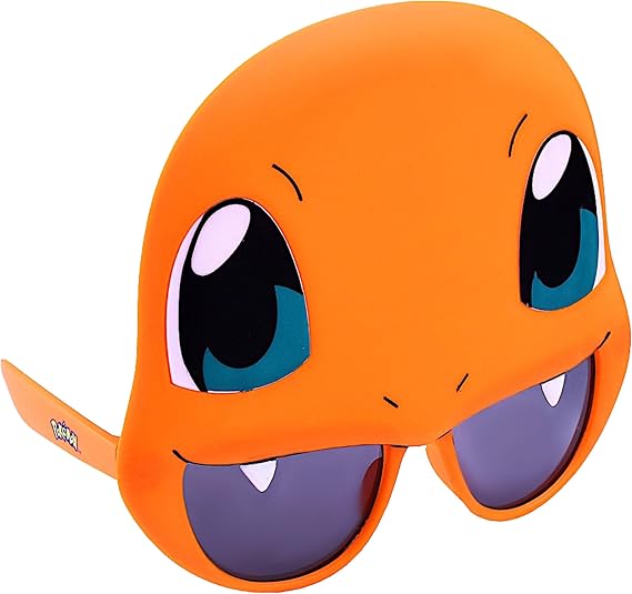 Sun-Staches Charmander Sunglasses, Pokemon Costume Accessory