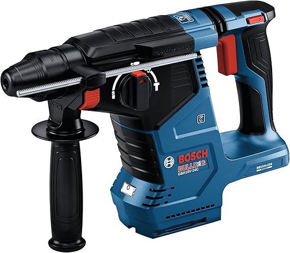 BOSCH GBH18V-24CN 18V Brushless Connected SDS-plus BulldogTM 1 In. Rotary Hammer (Bare Tool)