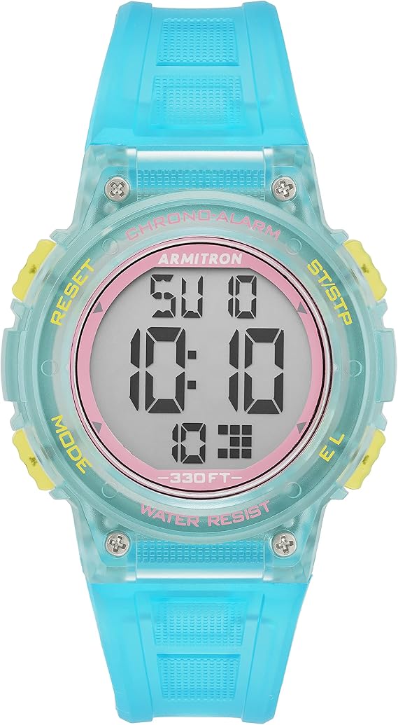 Armitron Sport Women's Digital Chronograph Resin Strap Watch