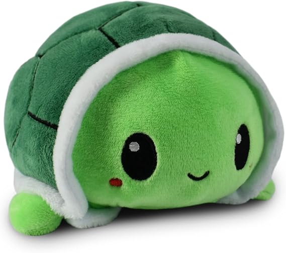 TeeTurtle Reversible Turtle Green 4 Inch Flip Plush