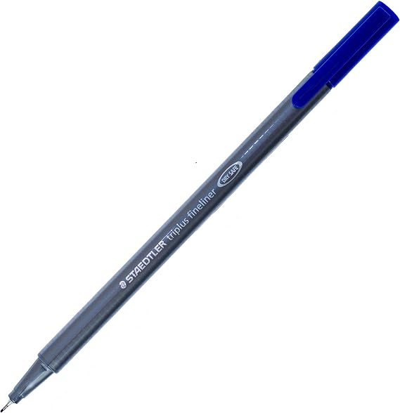 Staedtler Triplus Fineliner Blue 0.3mm - Pack of Six