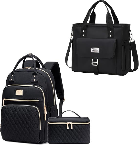 Weitars Lunch Bag And Lunchbox Backpack 2Pcs