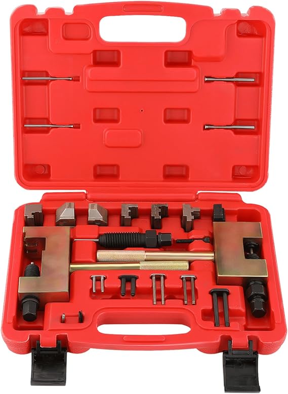 23PCS Timing Chain Camshaft Tool Fit for Mercedes M271 M272 M273 | Simplex Duplex Double-Roller Kit, Engine Locking Tools Set, Mercedes Benz Compatible