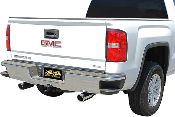 Gibson Performance Exhaust 5657 Aluminized Rear Dual Split Cat-Back Performance Exhaust System