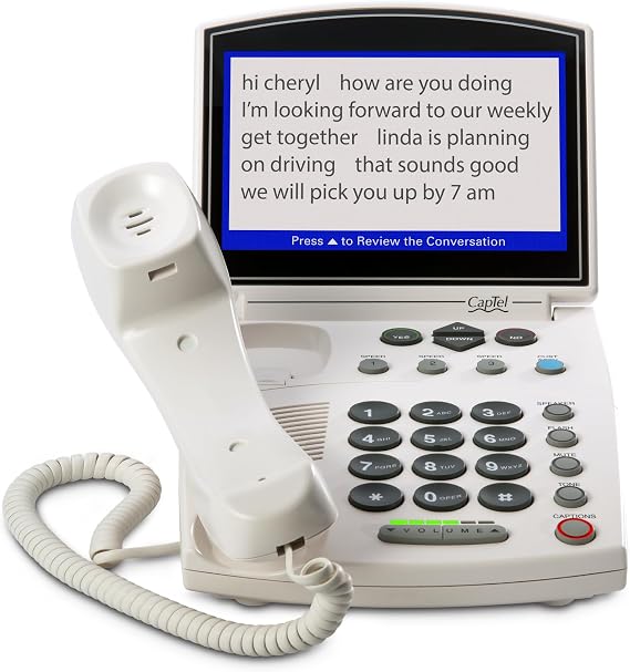Hamilton CapTel 840i Large Button Navigated Captioned Telephone