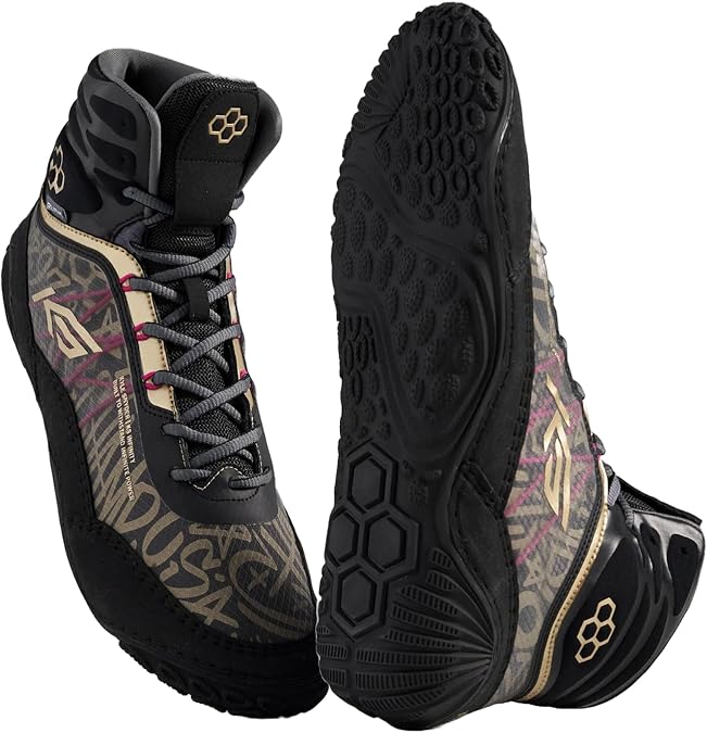 Adult Wrestling Shoes - Infinity Edge by RUDIS - Black