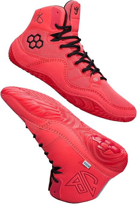 RUDIS JB1 Adult Wrestling Shoes - Fire Red