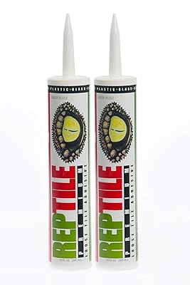 REPTILE Premium Loose Tile & Wood Floor Repair Adhesive 10.6 oz Tube Set of 2-Order and Ship Above 40 Degrees F