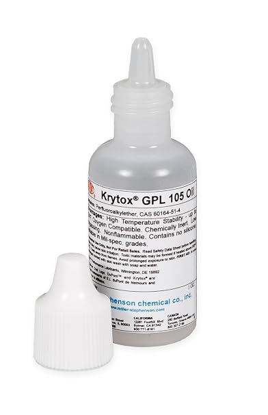 MSD050101 Chemours Krytox Modle GPL105 Industrial Oil, 1oz Bottle