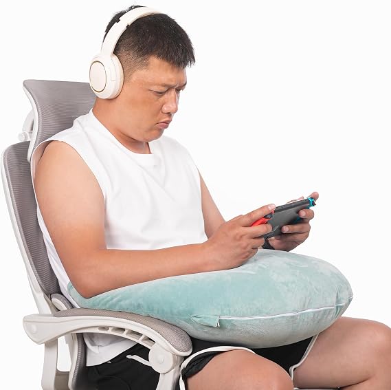 TYYIHUA Gaming Pillow for Lap Arm Rest Gaming, for Reading, Working, Reading Pillow, Lap Pillow